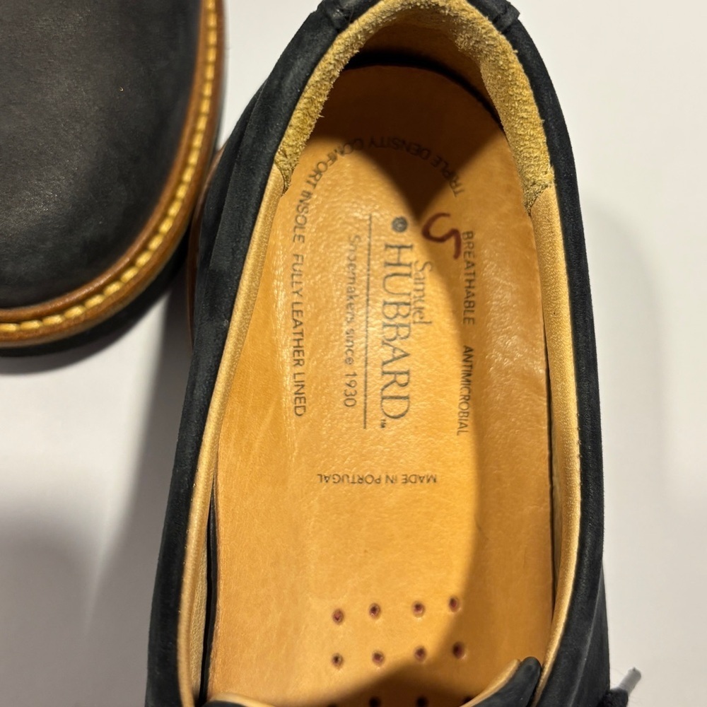 Samuel Hubbard Men’s Leather Oxford Shoes Vibram Sole Made in Portugal US 7 - Picture 5 of 9